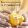 Kitchen Splash Resistant Stainless Steel Home Fruit Peeler, 5PCS Lemon Yellow, 5PCS Apple Green