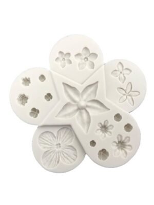 Flower and Leaf Combination Silicone Mold Fondant DIY Modeling Tool