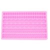 Pearl Twist Braided Fondant Cake Silicone Mold, Pink, Grey