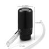 Electric Red Wine Decanter Dispenser,Style:, Black ABS, Red ABS, Stainless Steel, Stainless Steel With Base