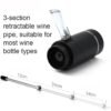 Electric Red Wine Decanter Dispenser,Style:, Black ABS, Red ABS, Stainless Steel, Stainless Steel With Base