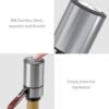 Electric Red Wine Decanter Dispenser,Style:, Black ABS, Red ABS, Stainless Steel, Stainless Steel With Base