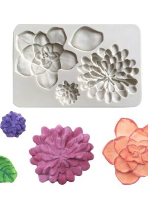 Big Flower Chocolate Fondant Cake Silicone Mold, Big Flower
