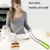 YG-WS03 Stainless Steel Watermelon Clip Easy Access Integrated Plastic Handle Cantaloupe Cut Fruit Cutting Device, Watermelon Clip