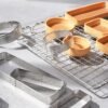 BN1006 Stainless Steel Mousse Circle Thickened Perforated Cake Mold DIY Baking Tools, Rectangle(7 inches), Square(2.9 inches), Square(3.3 inches), Square(3.9 inches), Square(4.7 inches), Round(2.7 inches), Oval(4.7 inches), Round(3 inches)...