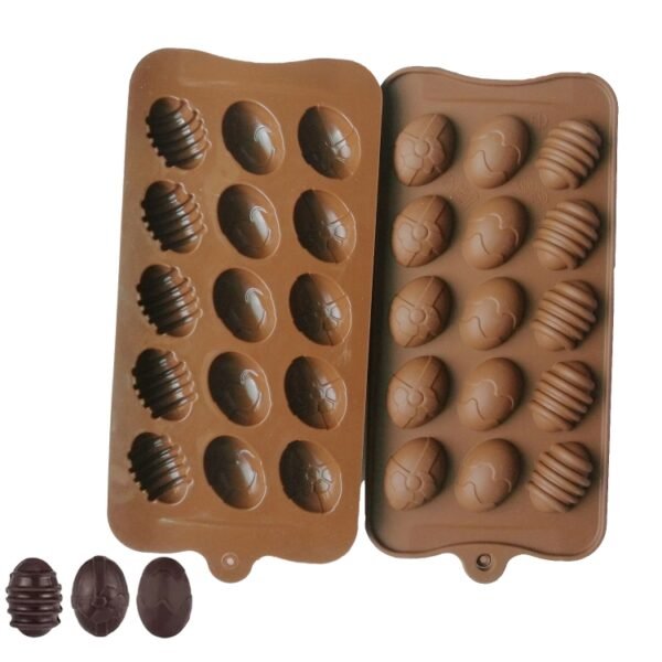Easter Mini Colorful Egg Silicone Chocolate Mold