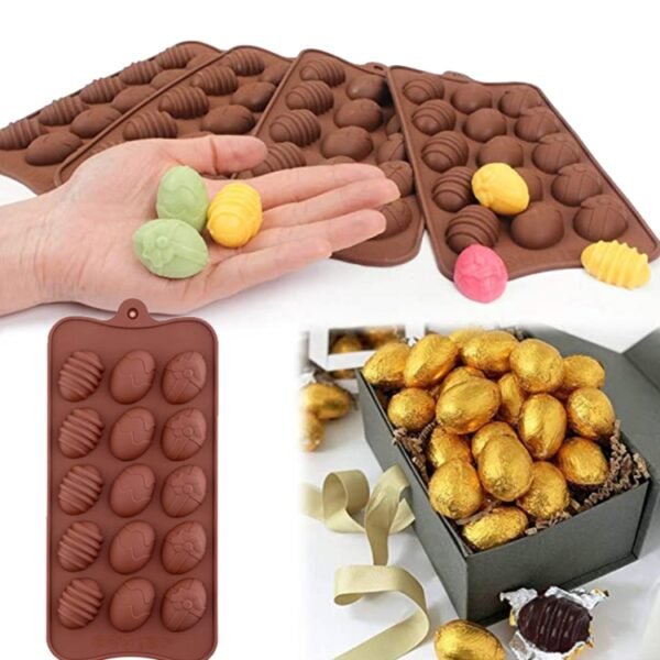 Easter Mini Colorful Egg Silicone Chocolate Mold