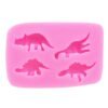 Dinosaur Silicone Mold Fondant Chocolate Cake Decoration Mold