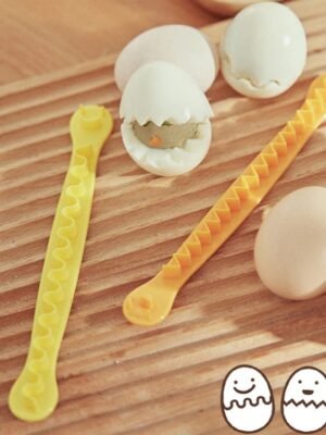 Lace Egg Cutter DIY Egg Mold Kitchen Salad Making Tools, 2pcs /Set