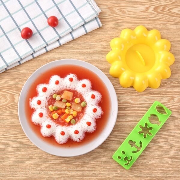 4pcs/Set Rabbit Dolphin Rice Sushi DIY Mold