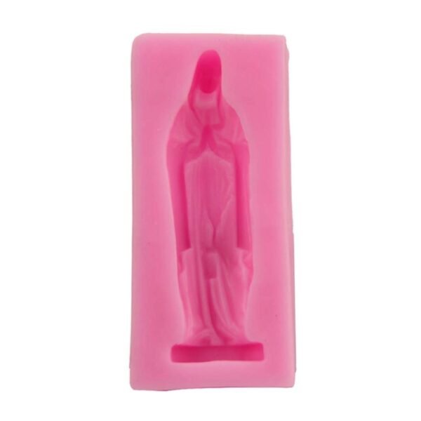 Virgin Mary Fondant Silicone Cake Molds DIY Chocolate Clay Mold Pastry Baking Tool