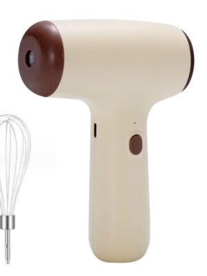 Wireless Mini Handheld Multi-Function Electric Stirring Mixer, Single Stick Khaki, Single Stick Beige, Double Stick Khaki, Double Stick Beige