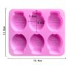 6 Grids Little Fish Shape Silicone Cake Mould Handmade Soap Mould, 6 Grids Little Fish