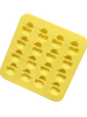 Cute Yellow Duck Silicone Chocolate Mould Fire Lacquer Wax Mold, Yellow Duck