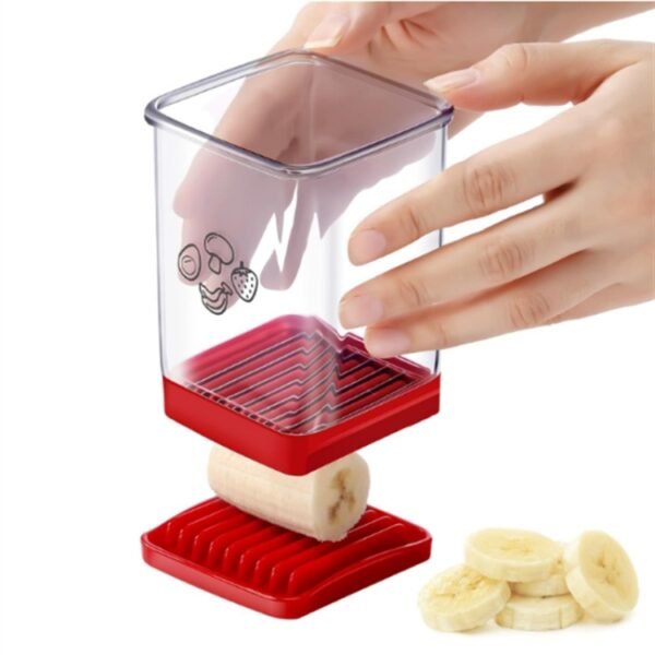 Multifunctional Household Kitchen Fruit And Vegetable Slicer With Push Plate