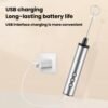 3In1 Portable Rechargeable Handheld Electric Egg Beater Mini Milk Frother For Baking, Rechargeable