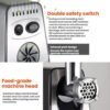 400W Stainless Steel Electric Meat Grinder With Sausage Stuffer, EU Plug, US Plug, UK Plug