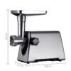 400W Stainless Steel Electric Meat Grinder With Sausage Stuffer, EU Plug, US Plug, UK Plug