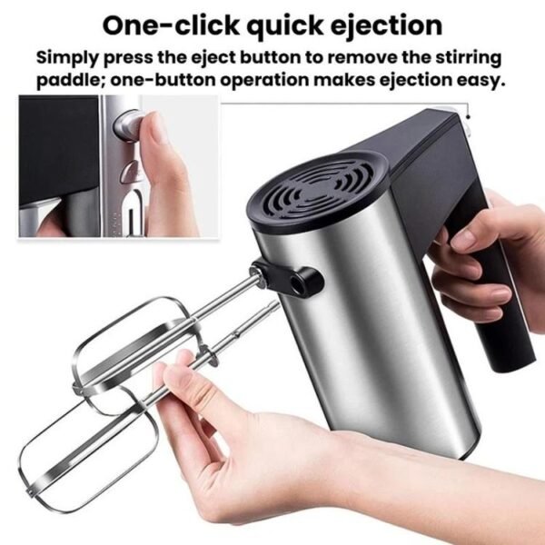 DH166 300W Household Handheld Electric Egg Beater Baking Cake & Cream Mixer, EU Plug