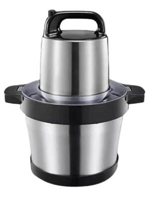 500W 6L Large-Capacity Stainless Steel Meat Grinder Multifunctional Garlic Chopper, EU Plug, UK Plug