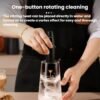 Electric Milk Frother & Coffee Mixer Wireless Handheld Mini Egg Whisk For Home