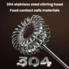 Electric Milk Frother & Coffee Mixer Wireless Handheld Mini Egg Whisk For Home