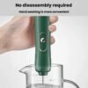 KJBQ-4 Handheld Electric Milk Frother Wireless Battery-Powered Egg Whisk For Home
