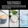 KJBQ-4 Handheld Electric Milk Frother Wireless Battery-Powered Egg Whisk For Home