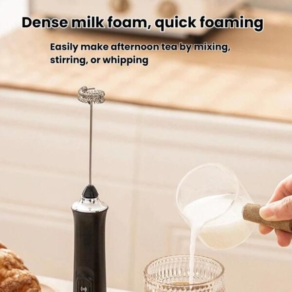 Wireless Mini Electric Milk Frother For Home Handheld Egg & Cream Whisk, R-3 White, R-3 Black, R-4 White, R-4 Black