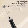 Wireless Mini Electric Milk Frother For Home Handheld Egg & Cream Whisk, R-3 White, R-3 Black, R-4 White, R-4 Black