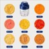 320ml Wireless Electric Garlic Chopper 6 Stainless Steel Blades Rechargeable Mini Food Processor