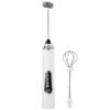Electric Milk Frother & Coffee Foamer Home Use Handheld Wireless Mini Egg Whisk, Dual-Head White, Dual-Head Black, Dual-Head With Box White, Dual-Head With Box Black, Three-Head With Ear Hook Bracket White, Three-Head With Ear Hook Bracket Black...