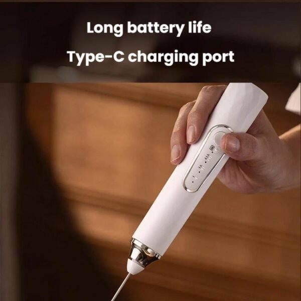 Electric Milk Frother & Coffee Foamer Home Use Handheld Wireless Mini Egg Whisk, Dual-Head White, Dual-Head Black, Dual-Head With Box White, Dual-Head With Box Black, Three-Head With Ear Hook Bracket White, Three-Head With Ear Hook Bracket Black...