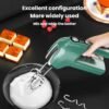 Home Use Handheld Electric Egg Whisk Wireless Dual-Head Dough Mixer & Blender