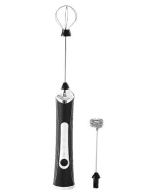 Household Handheld Mini Electric Milk Frother 3-Speed Rechargeable Egg Whisk, Dual-Head Black, Dual-Head White, Dual-Head With Bracket White, Dual-Head With Bracket Black