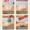 Wireless Electric Food Chopper Rechargeable Mini Food Processor for Garlic, Meat, Baby Food, 100ml 2-Blade White, 100ml 2-Blade Pink, 100ml 2-Blade Green, 250ml 3-Blade White, 250ml 3-Blade Pink, 250ml 3-Blade Green