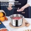5L Large-Capacity Stainless Steel Meat Grinder Home Food Processor High-Power Electric Baby Food Maker, EU Plug, US Plug, UK Plug