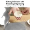 Aluminum Alloy Manual Dough Press Round Dumpling Wrapper Pastry Mold, Large Black, Small Black, Large Silver, Small Silver