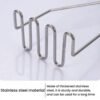 Stainless Steel Potato Masher, LsCook Wavy