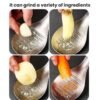 LsCook Ginger Garlic Grinder Manual Home Use Ginger Masher, 430 Steel Large Spoon Grinder