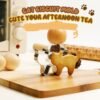 Stainless Steel Cat Shape Cookie Mold Cartoon Cookie Cutter, LsCook 9-Piece Set