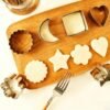 Stainless Steel Cookie Mold Star Moon-Shaped Cookie Cutters, LsCook 6-Piece Set