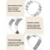 Stainless Steel Cookie Mold Star Moon-Shaped Cookie Cutters, LsCook 6-Piece Set