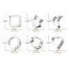 Stainless Steel Cookie Mold Star Moon-Shaped Cookie Cutters, LsCook 6-Piece Set