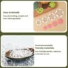 LsCook 4-Piece Set No-Handle Plum Blossom Cutter Realistic Baking Mold