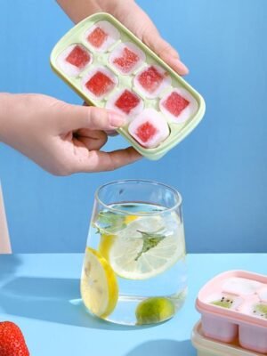 LsCook TPE Ice Tray Jelly Yogurt Ice Cube Mold