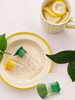 LsCook 2-Piece Set Lemon Manual Juicer