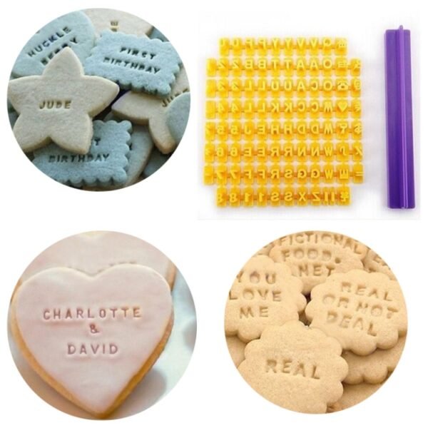 TBD0609443.jpg English Alphanumeric Symbol Seal Cookie Mold Movable Type Cake Mold Set