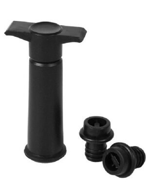 Red Wine Vacuum Pump Freshener Silicone Wine Stopper Set, Black Pump 2 Stoppers (OPP Bag), Black Pump 2 Stoppers (Box), 2 Stoppers Three Holes (OPP Bag), Black Pump Three-piece Box