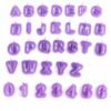 40pcs / Set Alphanumeric Plastic Cookie Molds Symbol Fondant Cake Decorative Printing Molds